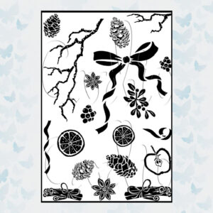 Card-io Clear Stamps Festive Fragrance CCSTFES-06