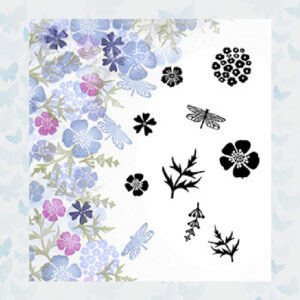 Majestix Clear Stamps Wild Flowers MAWI-05