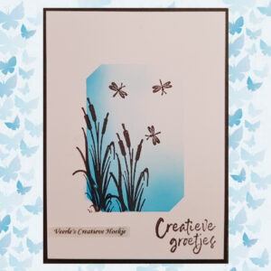 Nellie's Choice Mini clear stamps vlinders MAFS001