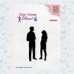 Nellies Choice Clearstempel - Silhouette Teenagers - Date SIL086