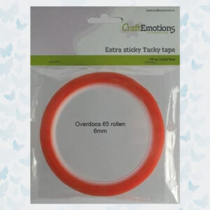 CraftEmotions Extra Sticky Tape 6 mm 65 rollen 119492/3186