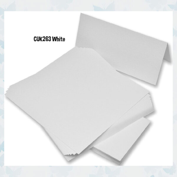 Craft UK Cards & Envelopes DL White (CUK263)