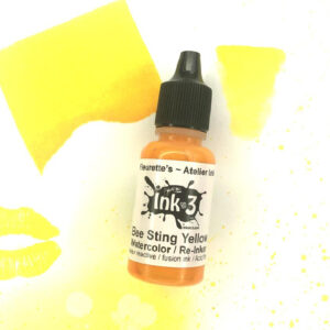 Atelier Watercolor / Re-inker Bee Sting Yellow - Artist Grade Fusion Ink