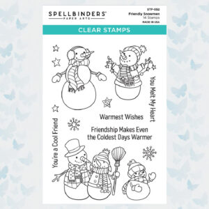 Spellbinders Friendly Snowmen Clear Stamp (STP-052)