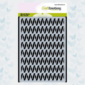 CraftEmotions Mask/Stencil Zigzag A6 - 185070/0152