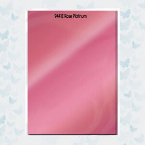 Tonic Studios 5 Vellen Spiegelkarton - Glans - Rose Platinum 9441E