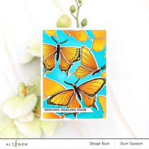 Altenew Bountiful Butterflies Builder Stencil (3in1) ALT6367