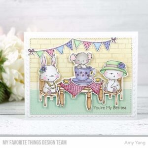 My Favorite Things English Brick Wall Rubber Background Stamp (BG-139)