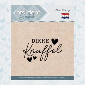 Card Deco Essentials - Clear Stamps - Dikke Knuffel CDECS027