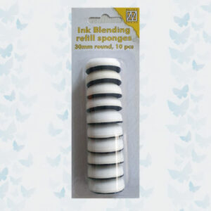 Nellies Choice IBRS001 Ink blending sponges round 10pcs Refill