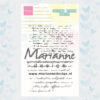 Marianne Design Clear Stamps Texture Stamps - Tekst MM1627