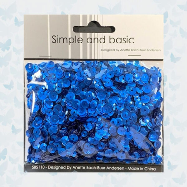Simple and Basic Blue Sequin Mix (SBS110)