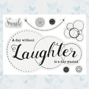 Crafter's Companion Sharon Callis From the Heart Clear Stamps Laughter (SCC-STP-LAUGH)