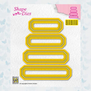 Nellies Choice Shape Die - set van 4 tags nr 4 - SD205
