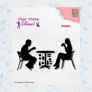 Nellies Choice Clearstempel - Silhouette Teenagers - Terras SIL091
