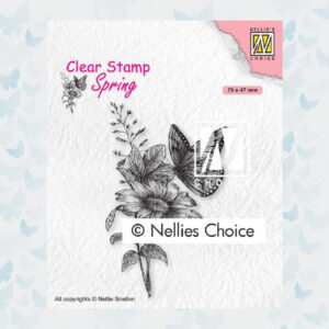 Nellie's Choice Clearstempel - Vlinders SPCS018