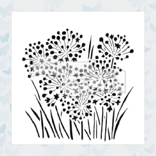 The Crafter's Workshop Onion Blossoms Stencil (TCW726s)