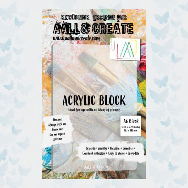 AALL & Create A6 Acrylic Block AALL-AB-A6 Flexible Acrylic Block