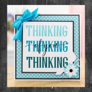Crafter's Companion Brush Thinking Of You Clear Stamps (CC-STP-BTHIN)