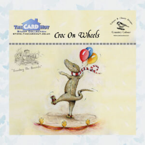 The Card Hut Croc on Wheels Clear Stamps (CCTBCOW)
