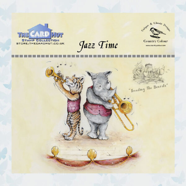 The Card Hut Jazz Time Clear Stamps (CCTBJT)