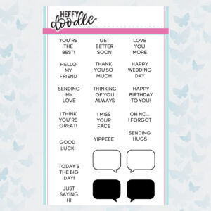 Heffy Doodle Whatcha Sayin' Clear Stamps (HFD0037)