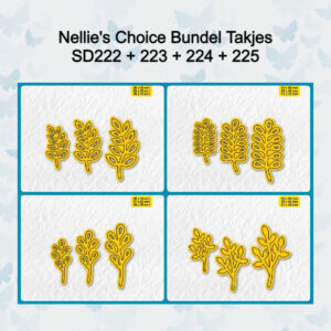 Nellies Choice Shape Die BUNDEL 4x Takken set