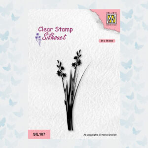 Nellies Choice Clear Stempel - Silhouette - N°20 Bloemen SIL107