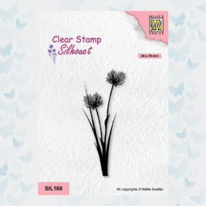Nellies Choice Clear Stempel - Silhouette - N°21 Bloemen SIL108