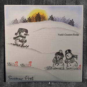 Nellies Choice Clearstamp - Winter Time Sneeuwpop 2 WT006
