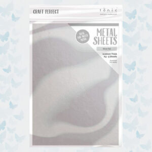 Tonic Studios Craft Perfect Metal Sheets - Silver Foil 9583E