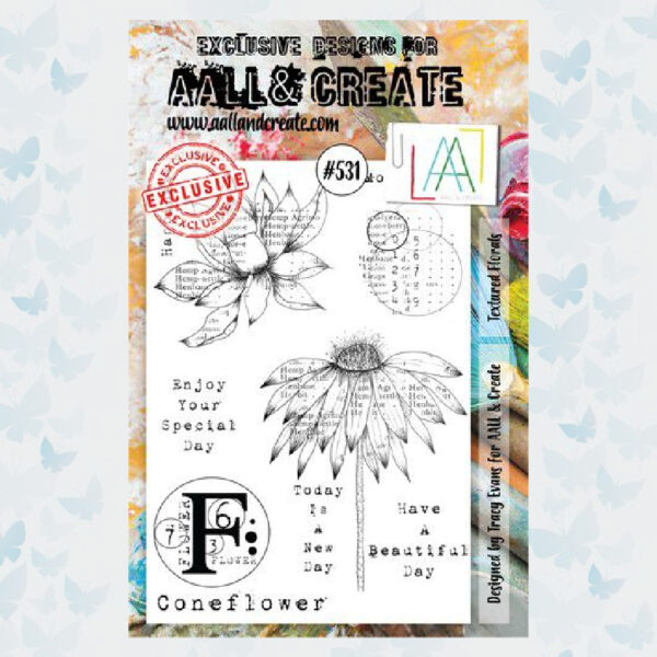 AALL & Create Clear Stempel Textured Florals AALL-TP-531