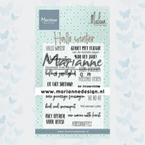 Marianne Design Clear Stamps Hallo Winter CS1036