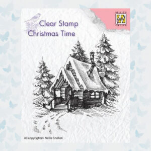 Nellie's Choice Clear Stempel - Sneeuwhuis CT022
