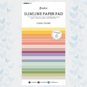 Studio Light Paper Pad Essentials Slimline Floral Colors SL-ES-PP33