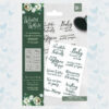 Crafters Companion Winter White Clear Stamps Winter Blessings (WW-ST-CA-WINBLES)
