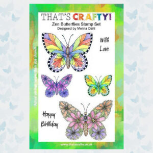 That‘s Crafty! Clearstamp A5 - Zen Butterflies 104960