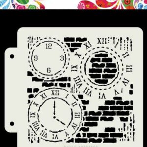 Dutch Doobadoo Dutch Mask Art Grunge Clock 470.715.154