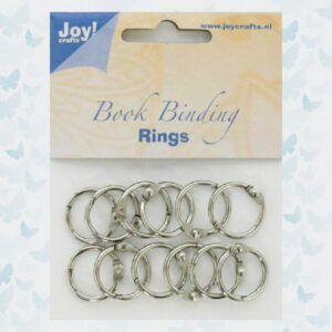 Joy! Crafts Boekbinders-ringen Zilver 20mm 12st 6200/0120