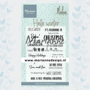 Marianne Design Clear Stamps Hello Winter CS1037