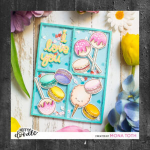 Heffy Doodle Sweet Stuff Clear Stamps (HFD0270)