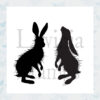 Lavinia Clear Stamp Woodland Hares LAV409