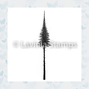 Lavinia Clear Stamp Fairy Fir Tree Small LAV489s