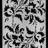 Picket Fence Studios Slim Line Floral Stencil (SC-197)
