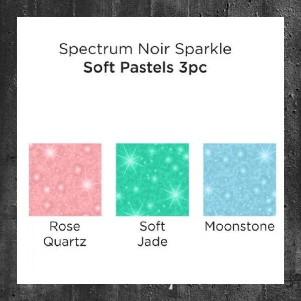 Spectrum Noir Sparkle Brush Pens Soft Pastels (3pcs) (SPECN-SPA-SPT3)
