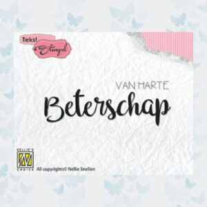 Nellies Choice Clear Stamps Van Harte Beterschap DTCS020