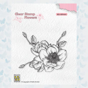 Nellies Choice Clearstempel Flowers - Magnolia FLO030