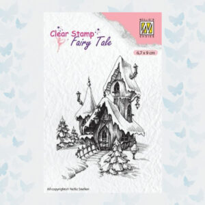 Nellies Choice Clearstempel Fairy Tale Kasteel Winter FTCS011