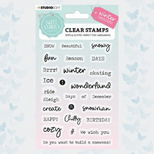 Studio Light Clear Stamp Sweet Stories nr.163 SL-SS-STAMP163