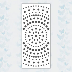 The Crafter's Workshop Concentric Circles Slimline Stencil (TCW2307)